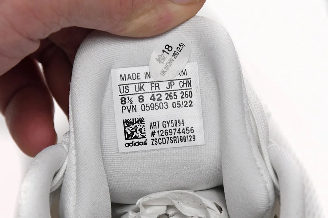 Adidas Pure Boost 21 'Triple White Beige' #GY5094 – replica sneakers size 36/37/38/39/40/41/42/43/44/45