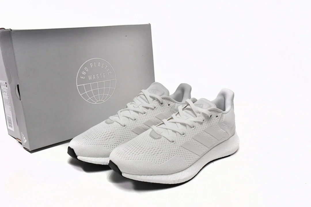 Adidas Pure Boost 21 'Triple White Beige' #GY5094 – replica sneakers size 36/37/38/39/40/41/42/43/44/45